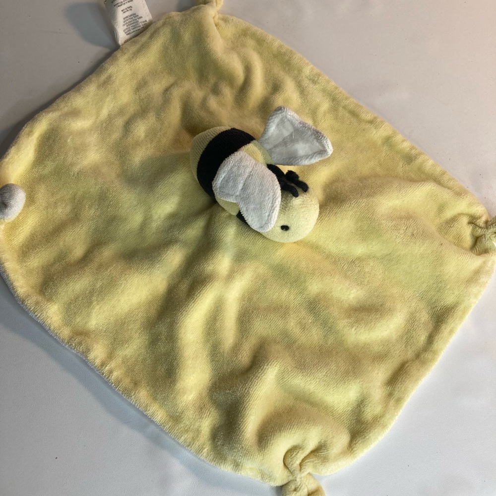 Burts Bees Baby Bee Lovey Security Blanket Toy